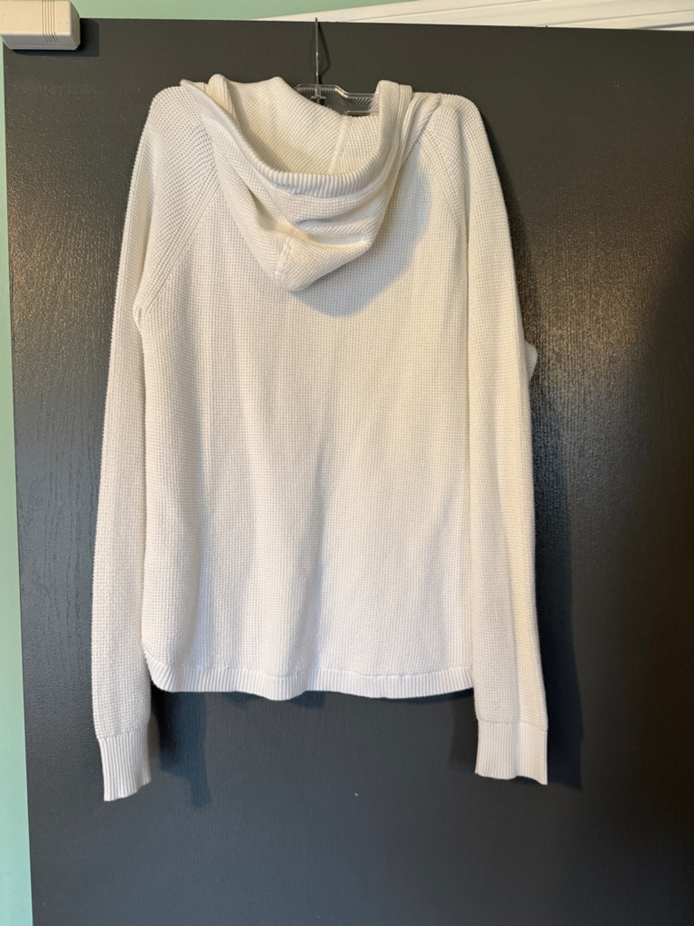 Lauren Ralph Lauren White Hooded Scoop Neck Sweater - Picture 3 of 3